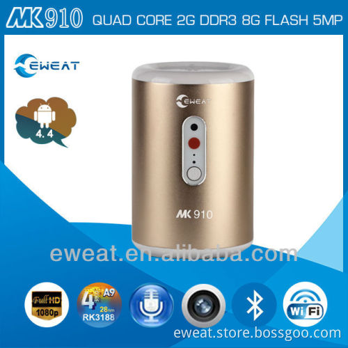 2GB Ram 8GB Rom Quad Core RK3188 Cortex A9 Eweat MK910 Bluetooth Full HD Multi Media Player google android 4.4 tv box